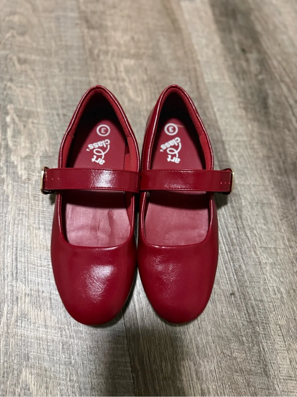Art Class Girls' Mary Jane School Shoes - Red